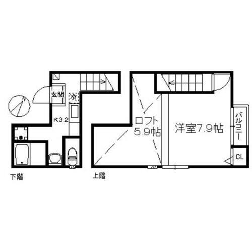 福岡県福岡市西区周船寺１丁目 周船寺駅 1K アパート 賃貸物件詳細