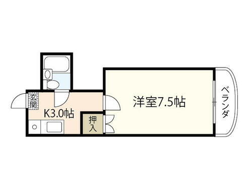 広島県広島市西区庚午中１丁目 西広島駅 1K マンション 賃貸物件詳細