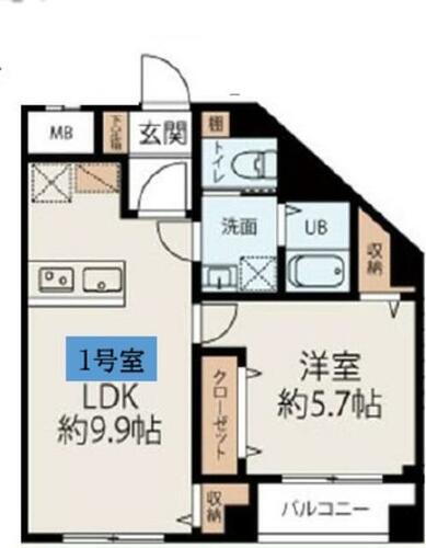 千葉県市川市二俣１丁目 賃貸マンション