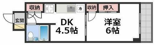 大阪府大阪市天王寺区生玉町 谷町九丁目駅 1DK マンション 賃貸物件詳細