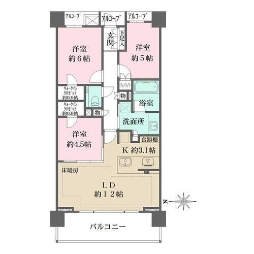 東京都品川区東品川３丁目 青物横丁駅 3LDK マンション 賃貸物件詳細
