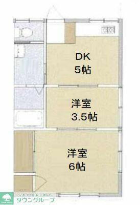 神奈川県川崎市中原区小杉陣屋町２丁目 新丸子駅 2DK アパート 賃貸物件詳細
