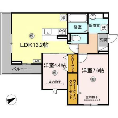 Ｐｒｅｍｉｅｒ矢賀 2階 2LDK 賃貸物件詳細
