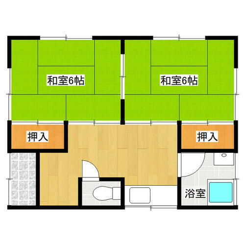 茨城県牛久市神谷６丁目 牛久駅 2DK 一戸建て 賃貸物件詳細