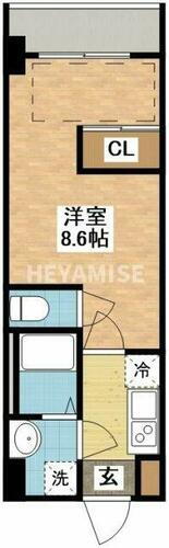 長崎県長崎市文教町 若葉町駅 1K マンション 賃貸物件詳細