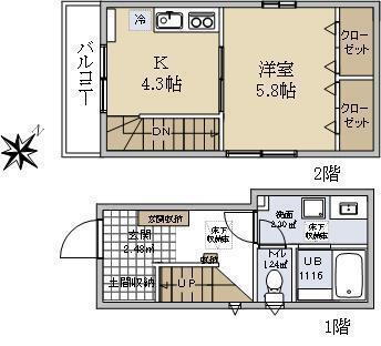 東京都板橋区本町 板橋本町駅 1K アパート 賃貸物件詳細
