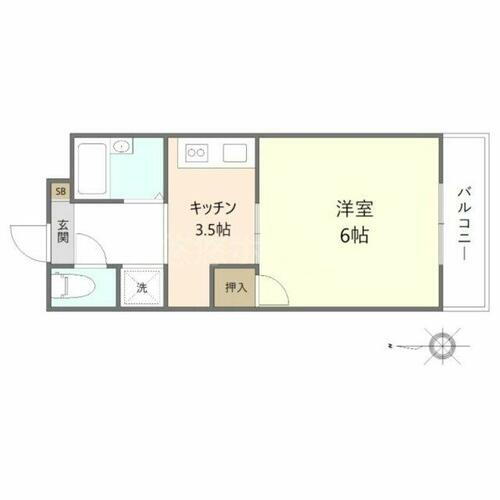 福岡県福岡市早良区有田５丁目 次郎丸駅 1DK マンション 賃貸物件詳細