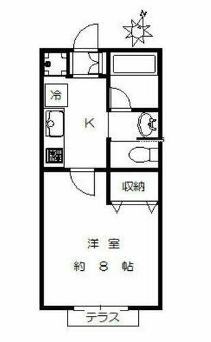 東京都世田谷区上用賀６丁目 用賀駅 1K アパート 賃貸物件詳細