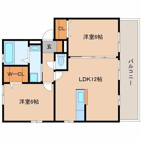 ファイン・コート 2階 2LDK 賃貸物件詳細
