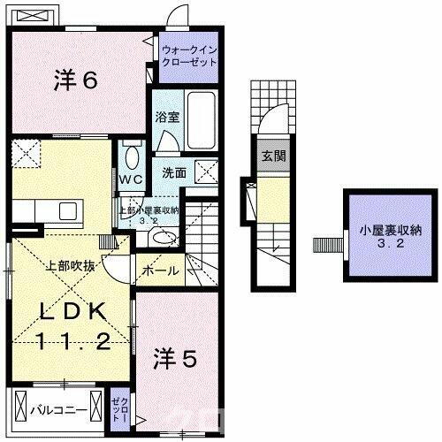 香川県丸亀市飯野町東二 宇多津駅 2LDK アパート 賃貸物件詳細