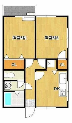 千葉県鎌ケ谷市南初富１丁目 新鎌ケ谷駅 2DK アパート 賃貸物件詳細