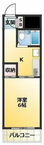 小崎マンション 1階 1K 賃貸物件詳細