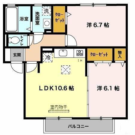 兵庫県明石市鳥羽 西明石駅 2LDK アパート 賃貸物件詳細