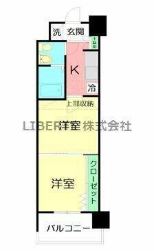 福岡県福岡市博多区住吉４丁目 渡辺通駅 2K マンション 賃貸物件詳細