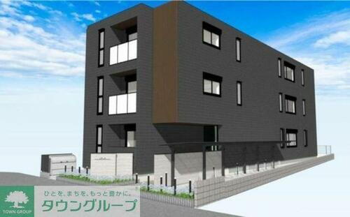 神奈川県川崎市多摩区登戸新町 3階建 