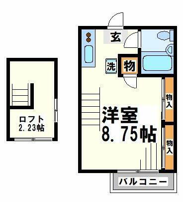 東京都府中市白糸台２丁目 武蔵野台駅 1K アパート 賃貸物件詳細