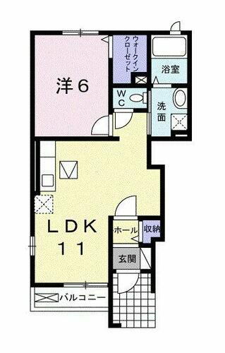 愛知県岡崎市筒針町字池田 矢作橋駅 1LDK アパート 賃貸物件詳細