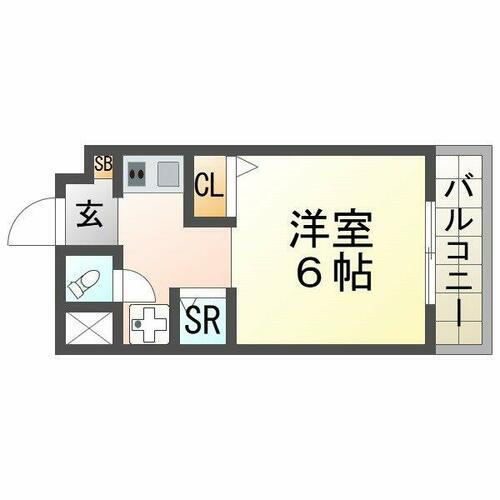 兵庫県尼崎市東園田町１丁目 園田駅 1K マンション 賃貸物件詳細