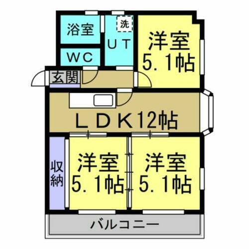 パークメゾン半田 3階 3LDK 賃貸物件詳細