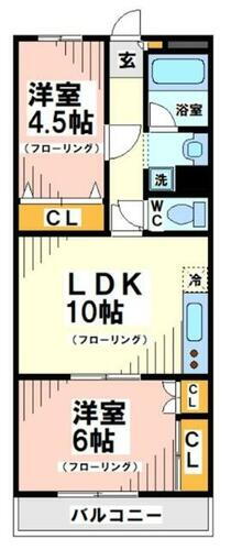 東京都世田谷区北烏山８丁目 千歳烏山駅 2LDK マンション 賃貸物件詳細