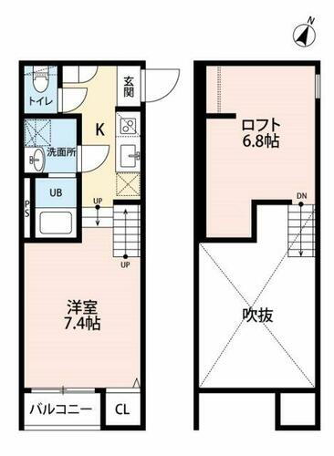 福岡県福岡市博多区竹下１丁目 竹下駅 1SK アパート 賃貸物件詳細