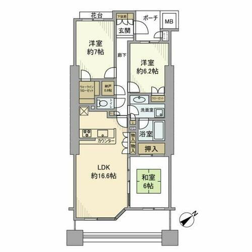 神奈川県横浜市西区西平沼町 横浜駅 3LDK マンション 賃貸物件詳細