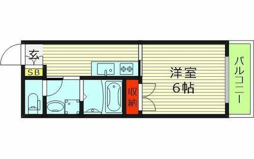 大阪府大阪市鶴見区浜５丁目 鶴見緑地駅 1K マンション 賃貸物件詳細