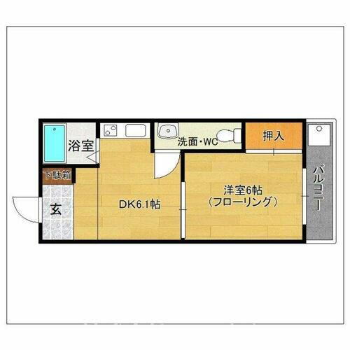 福岡県福岡市南区大楠３丁目 高宮駅 1DK マンション 賃貸物件詳細