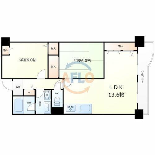 パークシャトー平野白鷺 パークシャトー平野白鷺　間取り