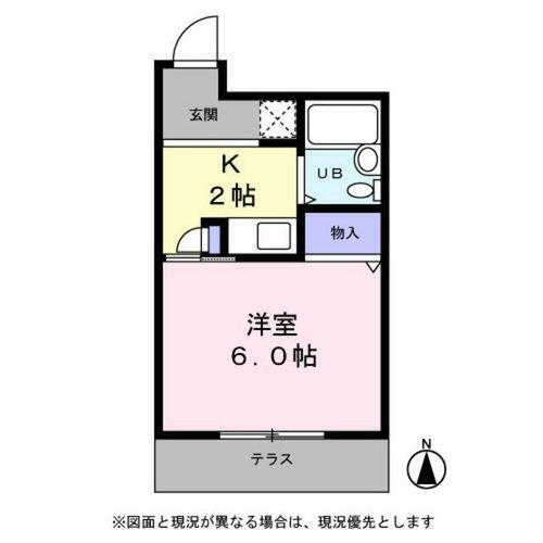 ｅｐガーデン津田沼 2階 1K 賃貸物件詳細