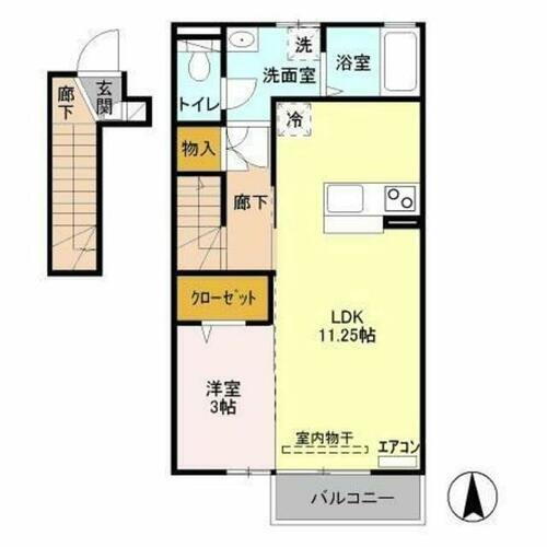 東京都昭島市大神町４丁目 昭島駅 1LDK アパート 賃貸物件詳細