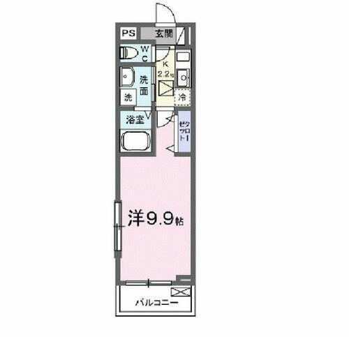テルツォ 2階 1K 賃貸物件詳細
