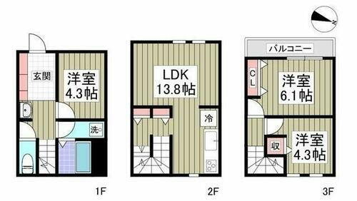 埼玉県さいたま市大宮区大成町１丁目 賃貸アパート