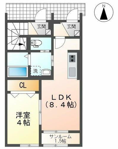 福島県福島市南沢又字西原前 上松川駅 1LDK アパート 賃貸物件詳細