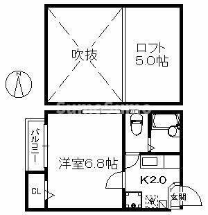 福岡県福岡市西区愛宕１丁目 室見駅 1K アパート 賃貸物件詳細