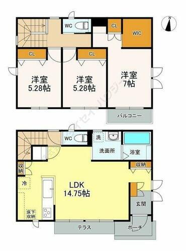 神奈川県藤沢市弥勒寺２丁目 藤沢駅 3LDK 一戸建て 賃貸物件詳細