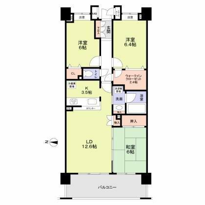 神奈川県横浜市鶴見区上末吉２丁目 尻手駅 3LDK マンション 賃貸物件詳細
