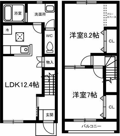 ＣＡＳＡ　サワ 2LDK 賃貸物件詳細