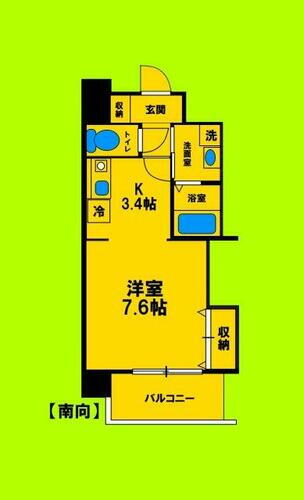 大阪府吹田市岸部南２丁目 岸辺駅 1K マンション 賃貸物件詳細