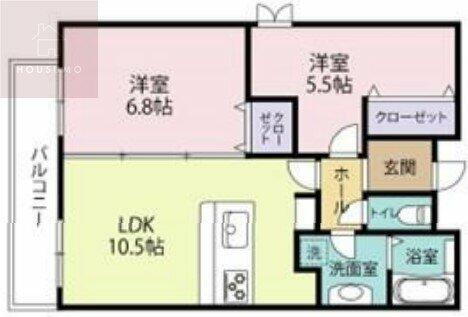 マンション桜 3階 2LDK 賃貸物件詳細