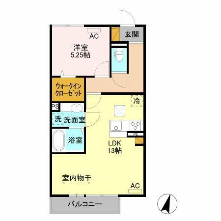 群馬県前橋市横手町 倉賀野駅 1LDK アパート 賃貸物件詳細