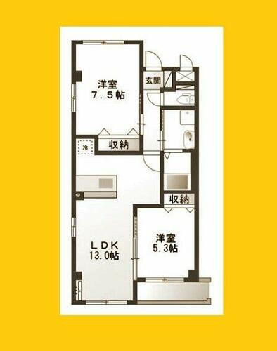 神奈川県横浜市南区清水ケ丘 保土ケ谷駅 2LDK マンション 賃貸物件詳細