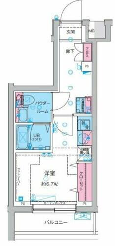 千葉県市川市関ケ島 妙典駅 ワンルーム マンション 賃貸物件詳細