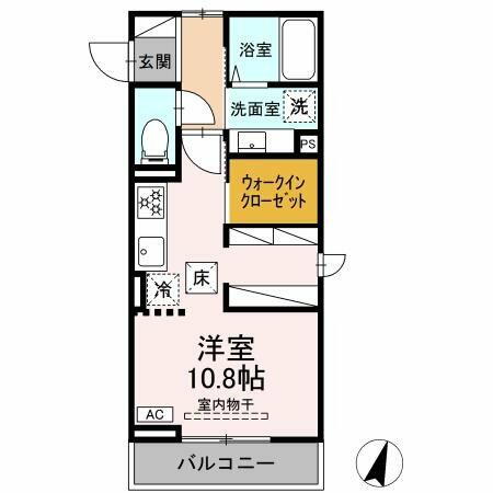 山梨県甲府市西下条町 国母駅 ワンルーム アパート 賃貸物件詳細