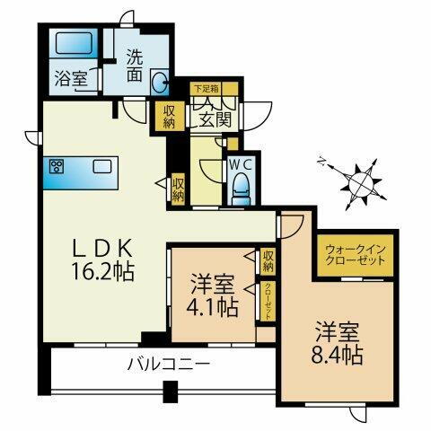 群馬県高崎市鶴見町 高崎駅 2LDK マンション 賃貸物件詳細