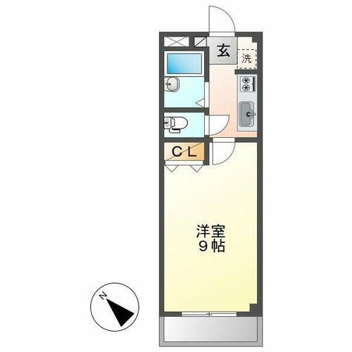 岡山県倉敷市茶屋町 茶屋町駅 1K アパート 賃貸物件詳細
