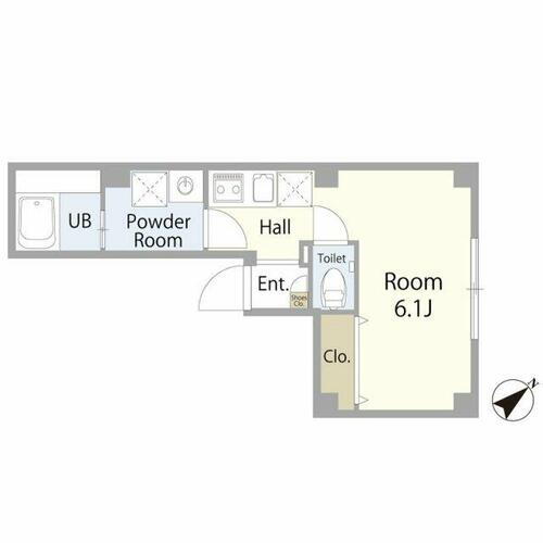 東京都足立区鹿浜８丁目 谷在家駅 1K マンション 賃貸物件詳細