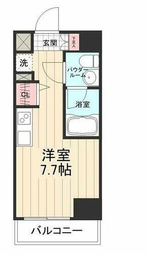 クラリッサ川崎グランデ 2階 ワンルーム 賃貸物件詳細