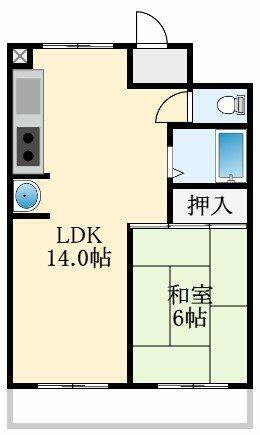大阪府堺市中区土師町１丁 なかもず駅 1LDK アパート 賃貸物件詳細