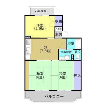 鹿児島県鹿児島市吉野町 鹿児島駅 3DK マンション 賃貸物件詳細
